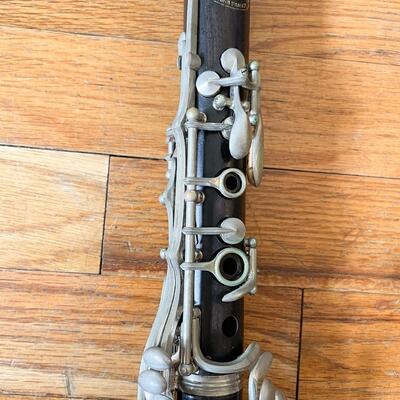 VINTAGE EVETTE WOODEN CLARINET & CASE - PARIS FRANCE
