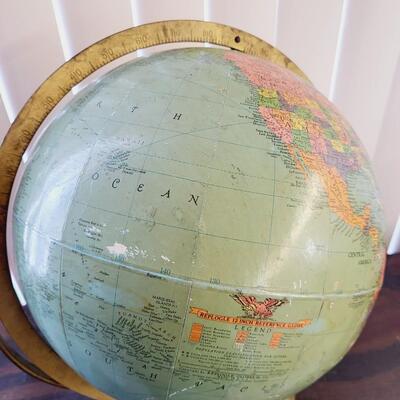 VINTAGE REPLOGLE 12 IN REFERENCE GLOBE