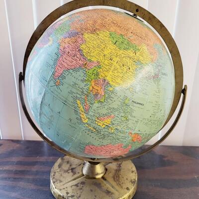 VINTAGE REPLOGLE 12 IN REFERENCE GLOBE
