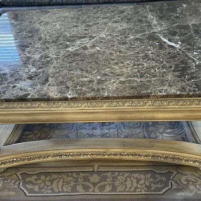 Schnadig Empire Collection Marble Top Rectangular Coffee Table Furniture retail $1500 on sale for $425