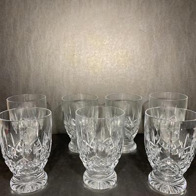 Waterford Crystal Lot of 7 footed Glasses