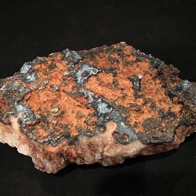 Smoky Red Quartz Crystal Geode Specimen