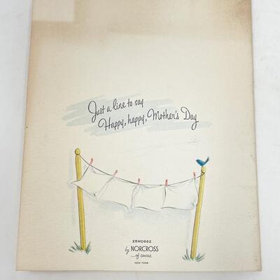 VINTAGE MOTHERâ€™S DAY CARD FOR THE NEW MOTHER