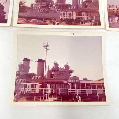 VINTAGE U.S.S. NORTH CAROLINA BATTLESHIP PHOTOGRAPH LOT