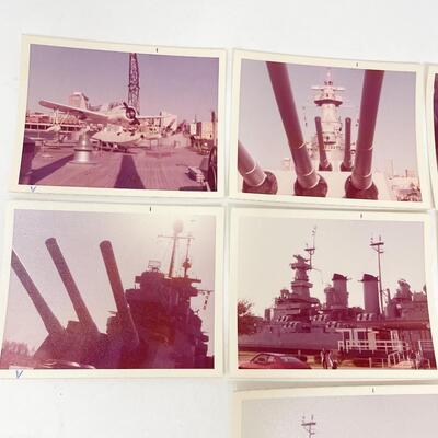 VINTAGE U.S.S. NORTH CAROLINA BATTLESHIP PHOTOGRAPH LOT
