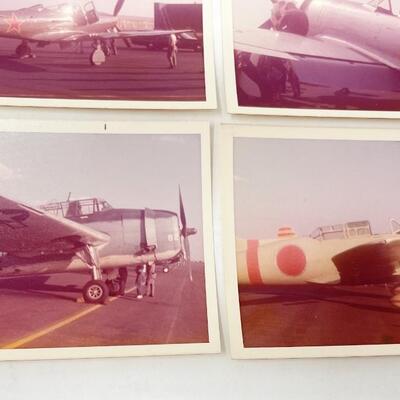 VINTAGE MILITARY AIRPLANE PHOTOGRAPH LOT - FORBES FIELD?