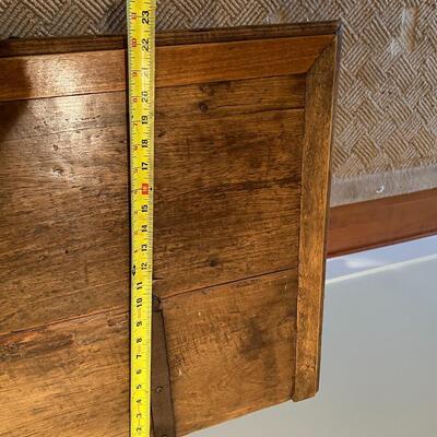 Gorgeous Large Antique 19th Century European Hand Painted Wood Linen Chest