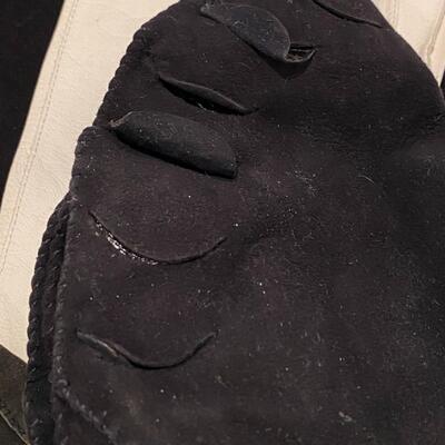 11 Pairs of Vintage Leather and Cloth Gloves