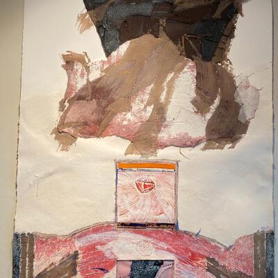 Original John-Franklin Koenig Altar II 1984 Mixed Media Art