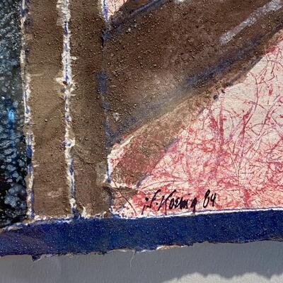 Original John-Franklin Koenig Altar II 1984 Mixed Media Art