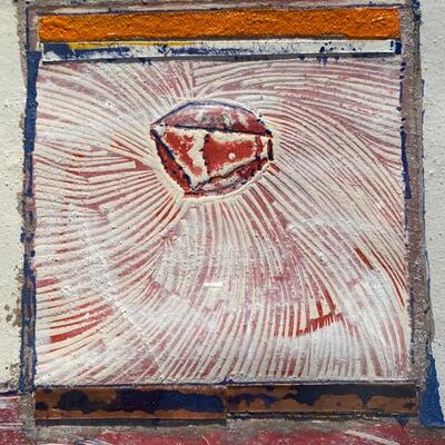 Original John-Franklin Koenig Altar II 1984 Mixed Media Art