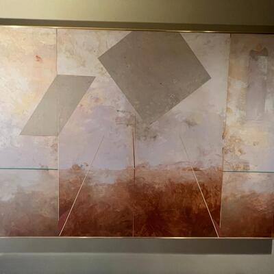 Original Galen Garwood Large Mixed Media Art Collage 1979