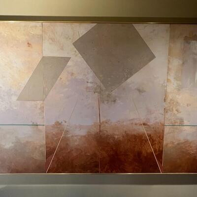 Original Galen Garwood Large Mixed Media Art Collage 1979