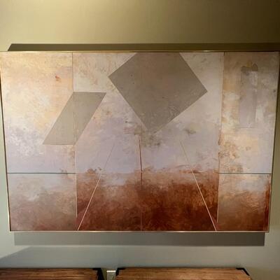 Original Galen Garwood Large Mixed Media Art Collage 1979