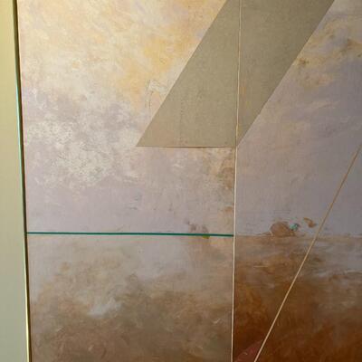 Original Galen Garwood Large Mixed Media Art Collage 1979