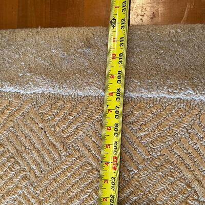 Extra Large Fine Quality Almar Carpets Wool and Jute Tan Area Rug 26 x 13 Ft
