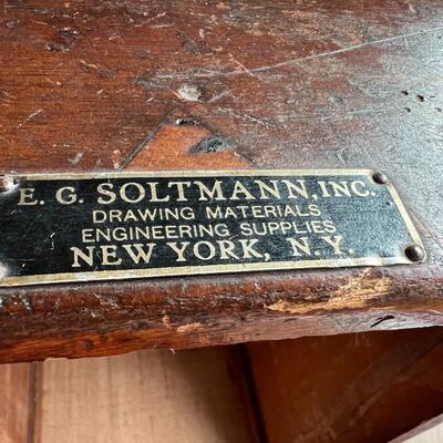 Antique E.G. Soltmann Inc. New York Buff & Buff Mfg. Co. Boston Engineering Surveyor's Level Tripod
