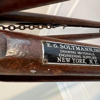 Antique E.G. Soltmann Inc. New York Buff & Buff Mfg. Co. Boston Engineering Surveyor's Level Tripod