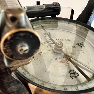 Antique E.G. Soltmann Inc. New York Buff & Buff Mfg. Co. Boston Engineering Surveyor's Level Tripod