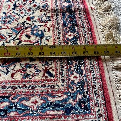 Authentic Hand Knotted Nain Tabas Persian Rug of Wool and Silk