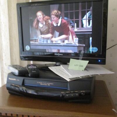 Insignia TV W Panasonic VCR