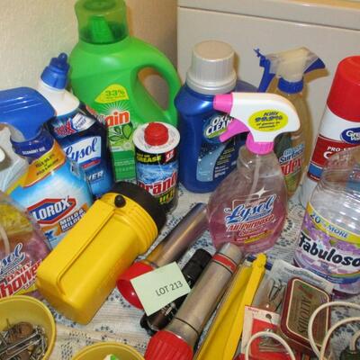 Household Cleaners etc