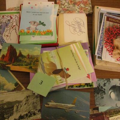 Vintage postcards & Assorted Holiday/Greeting Cards