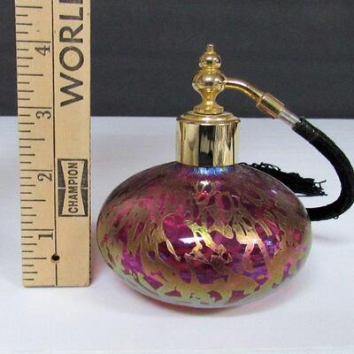 Beautiful Art Glass Perfume Bottle, Royal Brierley Studios