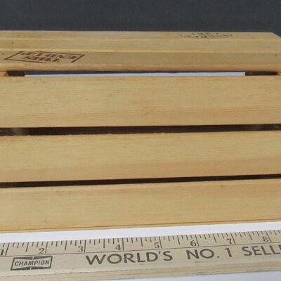 Smaller Wood Decorative Box With Cover, Snickers Brand