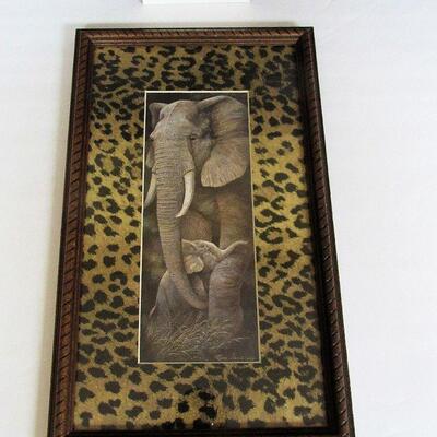 Elephants Framed Picture