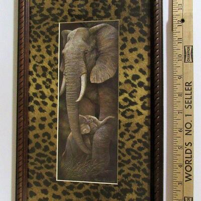 Elephants Framed Picture