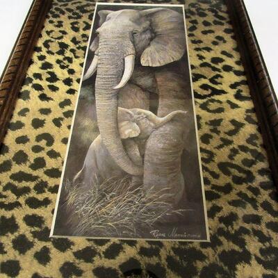 Elephants Framed Picture