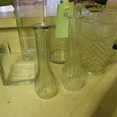Anchor Hocking Wexford Pitcher. Glass Vases
