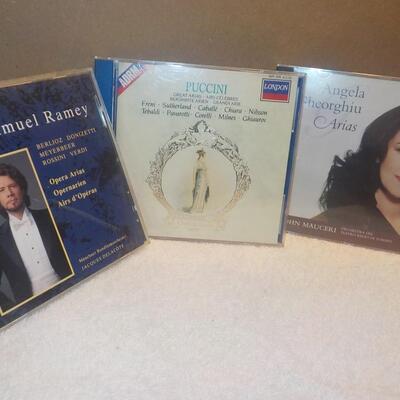 3 Great Opera Singers CD's,  Samuel Ramey, Puccini, Pavarotti, Corelli, Milness, Ghiara.
