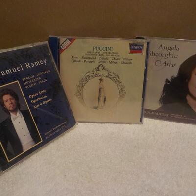 3 Great Opera Singers CD's,  Samuel Ramey, Puccini, Pavarotti, Corelli, Milness, Ghiara.