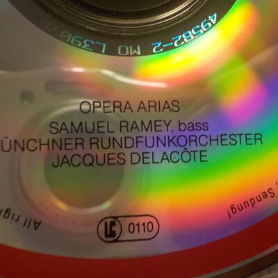 3 Great Opera Singers CD's,  Samuel Ramey, Puccini, Pavarotti, Corelli, Milness, Ghiara.
