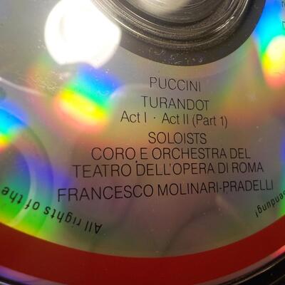Puccini in Turandot, Nilsson Scotto, Corelli, Opera Acts 1,2,3, on CD.