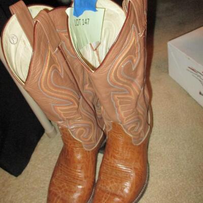 Morgan Leather Cowboy Boots
