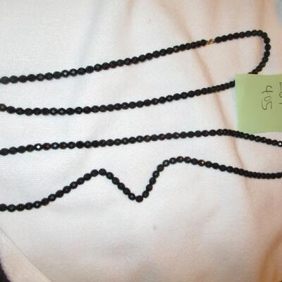 Black Stone Necklaces w/earrings