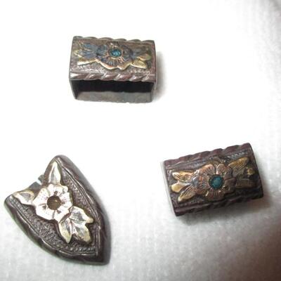 Sterling Silver Buckle, Flag pins
