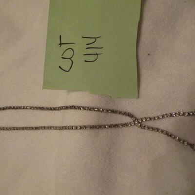 Faux Diamond chain necklace