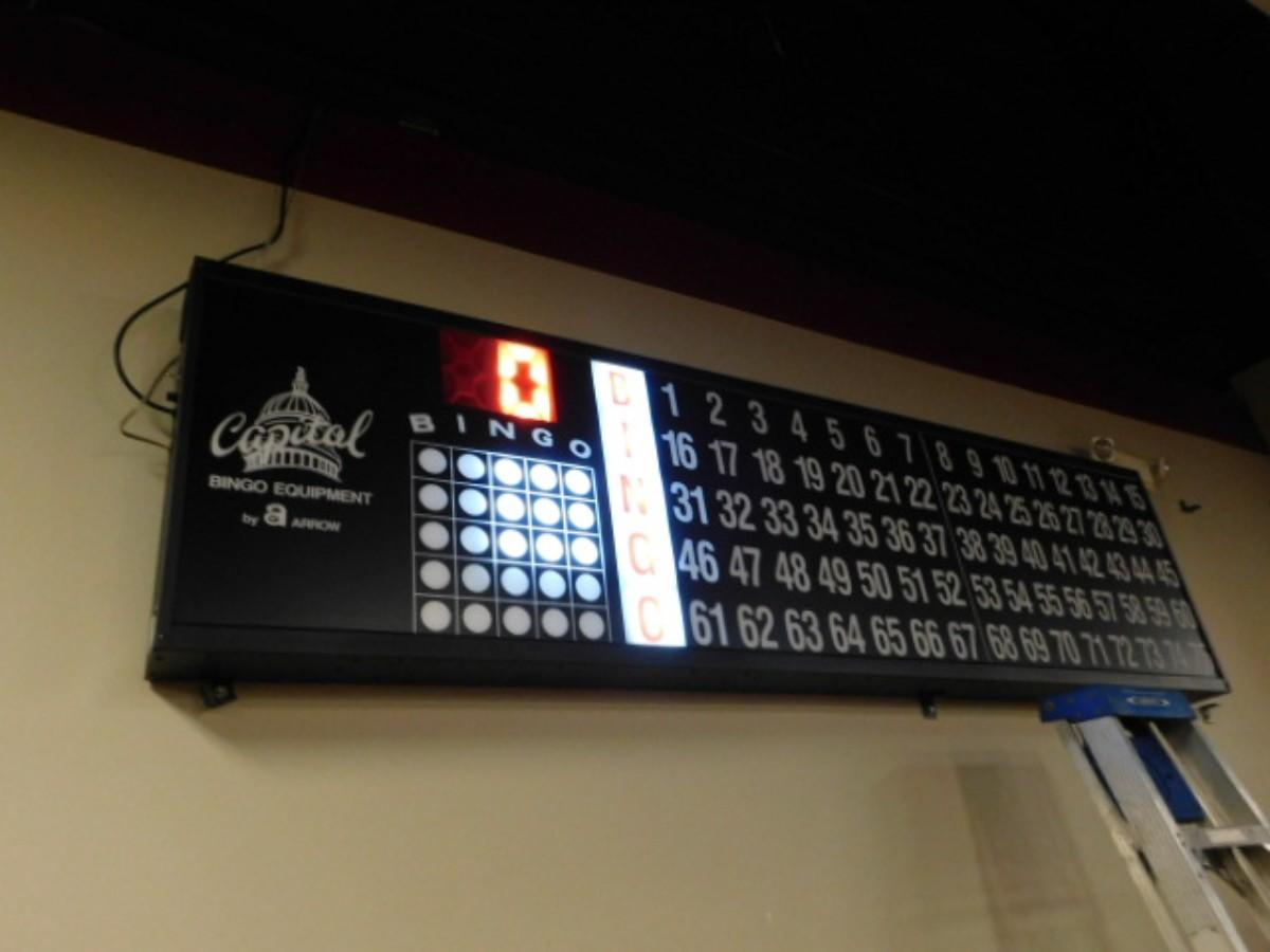 Bingo King Light Up Bingo Display Board 9.5' (SC)