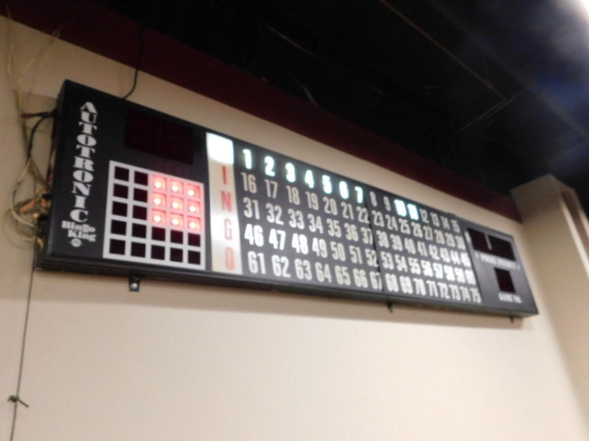 Bingo King Light Up Bingo Display Board 12.5' (SCD)