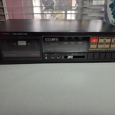 Vintage Fisher stereo cassette deck