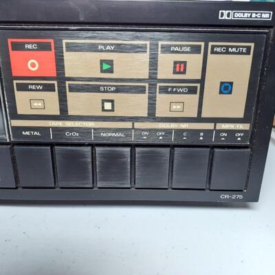 Vintage Fisher stereo cassette deck