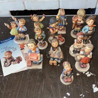 Lot 33 Collection Hummel Figurines Made In Germany | EstateSales.org