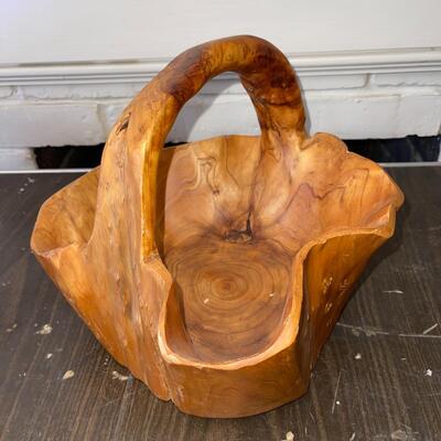 Lot 44 Burl Wood Sachet w/ Natural Wood Crack