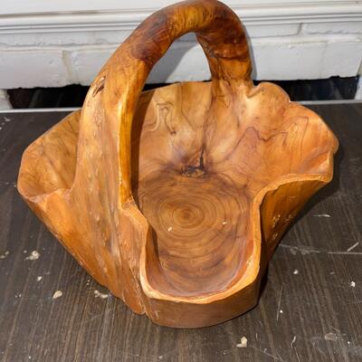 Lot 44 Burl Wood Sachet w/ Natural Wood Crack