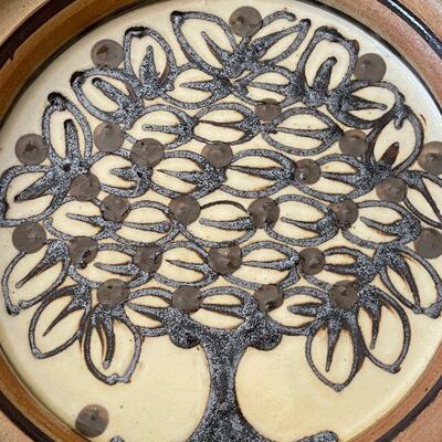 Lot 48 E-K Heerwagen Danmark Art Pottery Bowl 1974 Tree of Life
