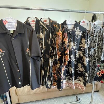 Lot 58 Group 6 Rayon Blend Hawaiian Shirts Size Large